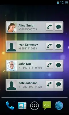 Quick Contacts android App screenshot 6